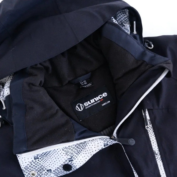 Sunice Gore-Tex Black Hooded Performance Jacket with Hood  Size 6 - Picture 12 of 15